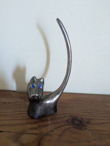 Mid century silver metal